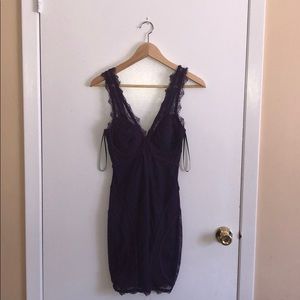 Bebe Purple Cocktail Dress